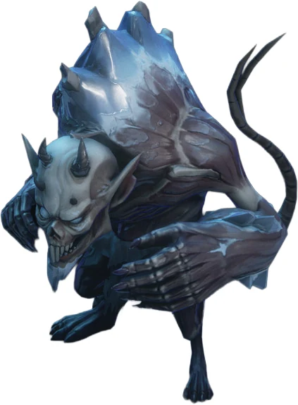 Stylized 3D character design - fantasy monster for video game
