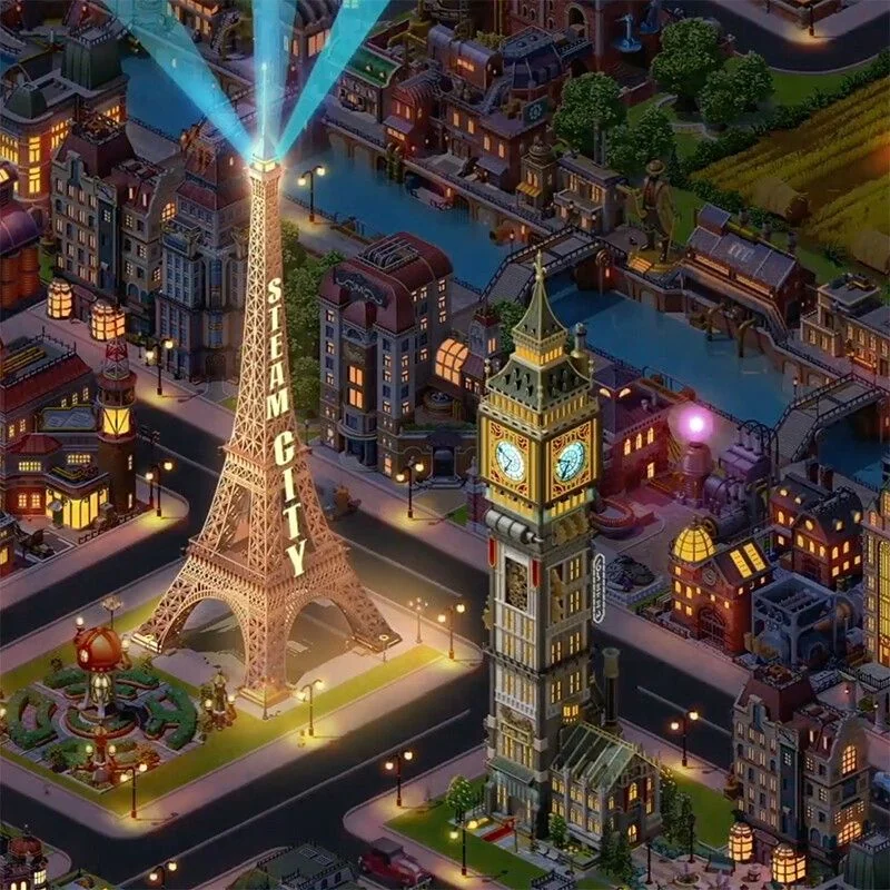 City builder video ads