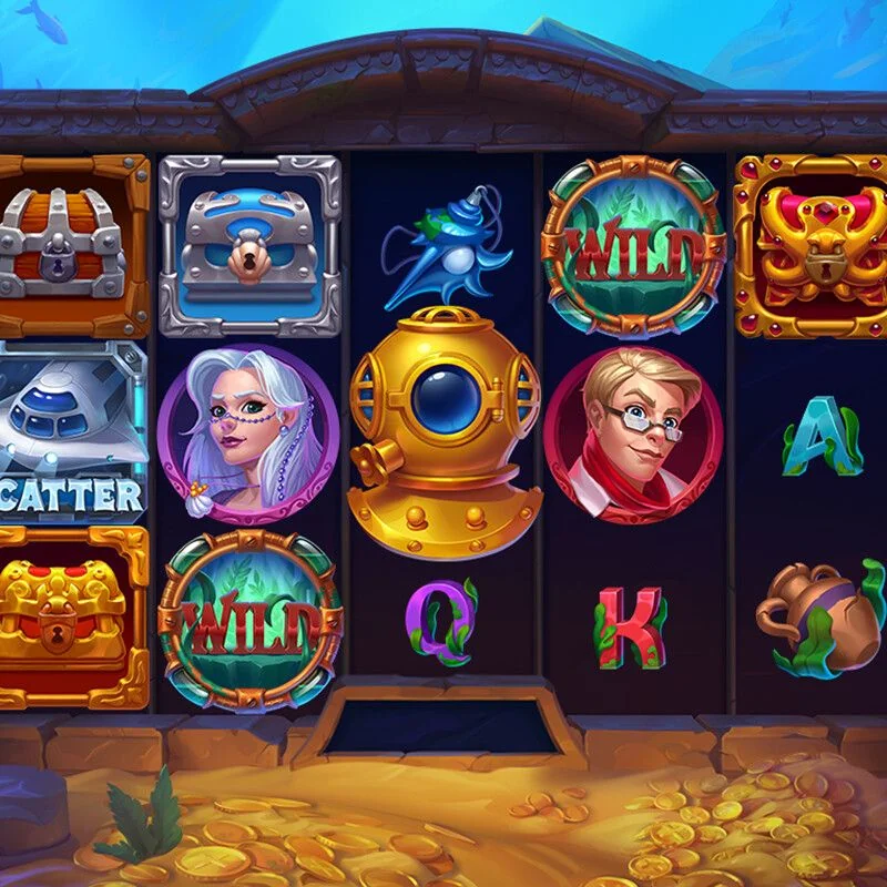 Atlantis slot game design