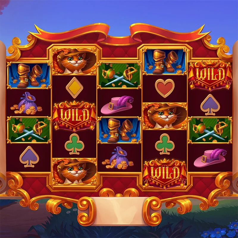Fairy tale slot machine art